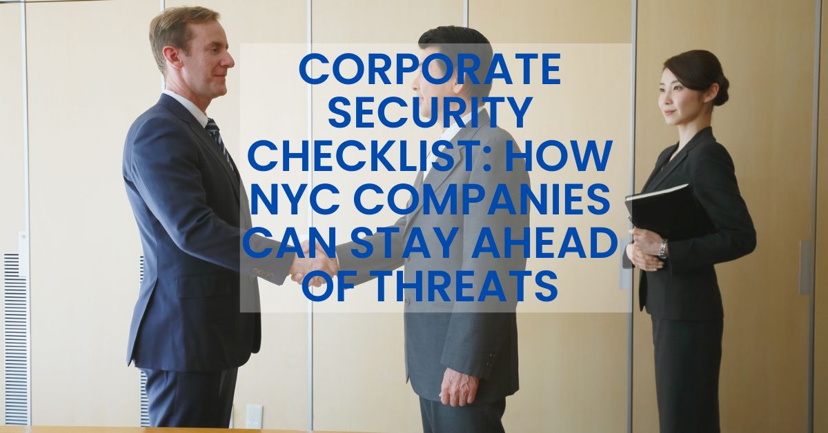 Business handshake in a corporate setting